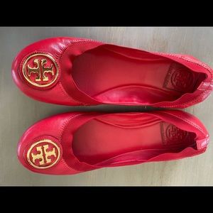 authentic Torch Burch red ballet flats